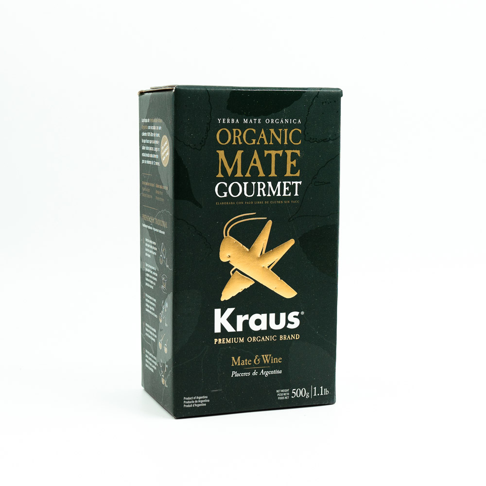 Yerba Mate Kraus Organic Mate Gourmet 500g